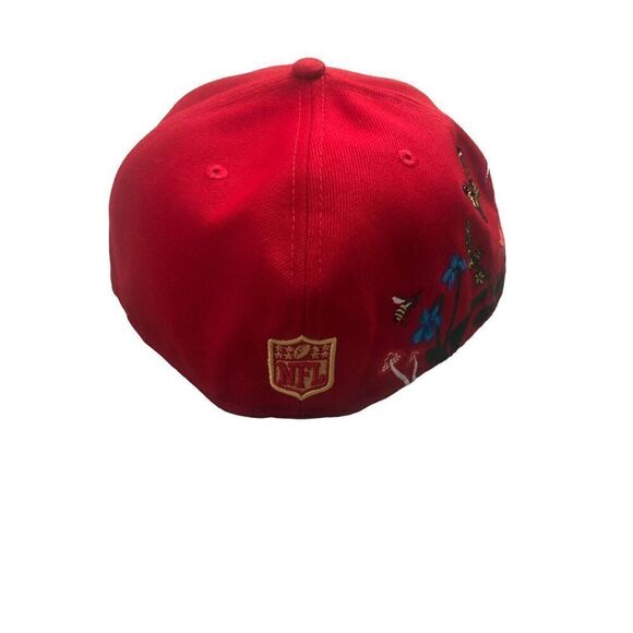 New Era San Francisco 49ers Bloom 59FIFTY Fitted Hat Cap size 7 5/8 - Picture 3 of 4